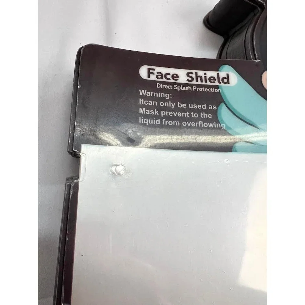 NEW! DIPOSABLE POTECTIVE KIDS FACE SHIELD - 100‎ PC BROWN